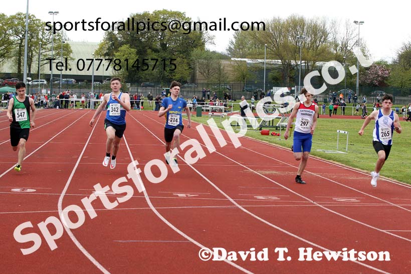 100 metres, 2021 NECAA Middlesbrough Open Meting, Sunday, May 9th. Photo: David T. Hewitson/Sports for All Pics